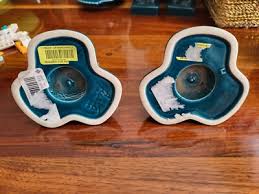 Fiestaware Tripod PYRAMID Candlestick Candle Holder Set ...