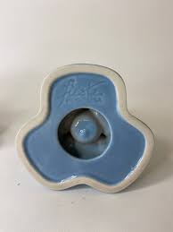 Fiesta Pottery Powder Blue Art Deco Candlestick Holders ...