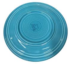 Fiesta - Vintage Turquoise Luncheon Plate Ceramic Setting ...