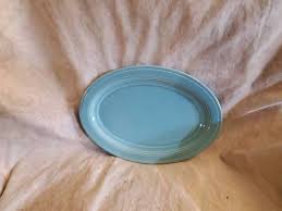 Early California Vernon Ware, Light Blue, 1930s, 12.50 Inch ...