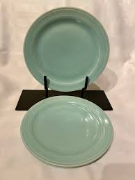 Vintage Vernonware Pastel Dinner Plates, 1930s California ...