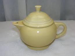 Homer Laughlin Fiesta Pottery China Childs Tea Pot Yellow | eBay