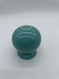 Vintage Fiesta Ware Tourquose Ball Salt and Pepper Shaker Set 2.5 in | eBay