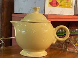 Fiesta Large Yellow Teapot – Keeping It Real collectables