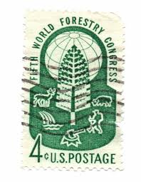 US 4 Cent Fifth World Forestry Congress Stamp 1960 Scott ...