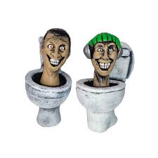 Skibidi Toilet cameraman speakerman 4 hard plastic mexican toy figures bundle on eBid New Zealand | 219511438