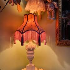 Handmade Rose Embroidery Lampshade: Victorian Style Tassel Fringe - Etsy UK