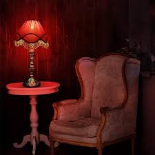 Buy Green Girgit Wooden Distress White Floor Lamp with Taper Green Multicolor Lamp Shade | Light Decoration for Home | Living Room & Bedroom Bedside Floor Lamp | Wooden Floor Lamp Online