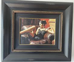 RARE FABIAN PEREZ ORIGINAL "Tess II - Commission" lady ...