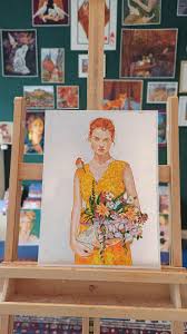 Buy Original Figurative Painting Made to Order by Majid Saberinejad Online in India - Etsy