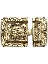 Cast Brass Butterfly Pattern Turn Latch. | House of Antique ...
