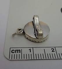 Sterling Silver Charms For Bracelets 3D Horse Grooming Brush ...