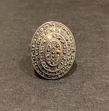 Marcasite Pyramid Sterling Silver Ring | eBay