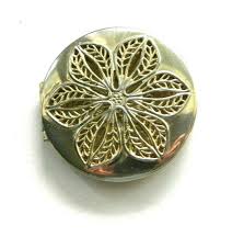 Vintage Pocket Fragrance Pomander Perfume Locket Gold Filled ...