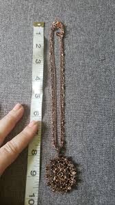 Pre-owned 2028 Necklace Cabochon Renaissance womens picture Copper Tone | eBay