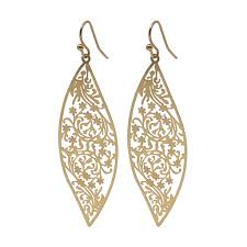 Long Floral Teardrop Earrings - Stylish & Elegant Floral Earrings for Women