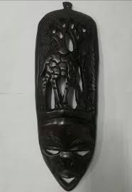 African Wooden Mask From Malawi - Etsy