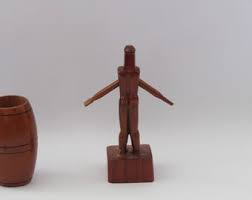 Vintage Greek Wooden Satyr Folk Art Sculpture - Etsy