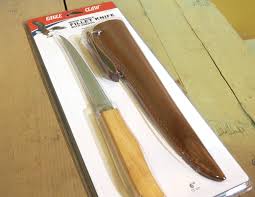 Eagle Claw Wood Handle Fillet Knife with Sheath — Fin & Feather