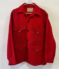 Vintage 1950's Filson Cruiser Mackinaw Wool Hunting Jacket ...