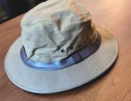 True Vintage "Custom Made " Filson Waxed Tin Cloth Packer ...