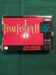 Final Fantasy II Super Nintendo SNES w/ Manual & Box ...