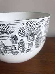 Enameled Metal Bowls by Kaj Franck for Arabia, 1950s, Set of ...