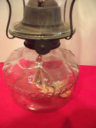 VINTAGE OIL LAMP EAgle WICK LANTERN 33/1/74 W/ DESIGN | #492318034