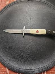 Russian Finka NKVD KGB EDC Folding 3.8" Blade Knife Camping ...