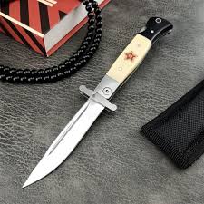 Amazon.com : Goshawk Finka-NKVD KGB Folding Pocket Knife ...