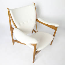 Finn Juhl Style Leather Chieftains Chair at City Issue Atlanta