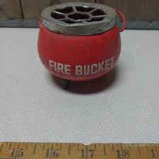Vintage Fire Bucket Ashtray - Etsy