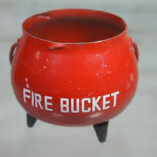 Vintage Metal Fire Bucket Ashtray Read *MISSING TOP PIECE* 3 1/4" Tall Japan - Etsy