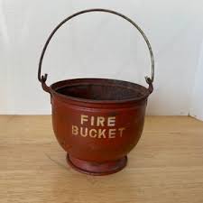 Vintage Cigarette "fire Bucket" Ashtray Metal Pot With Handle - Etsy Australia