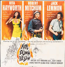 Original Fire Down Below (1957) movie poster in C8 condition ...