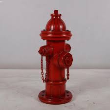 Red Fire Hydrant Life Size Emergency Statue Decor Prop – LM ...