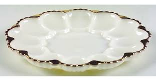 Swirl Golden Anniversary Deviled Egg Server by Anchor ...