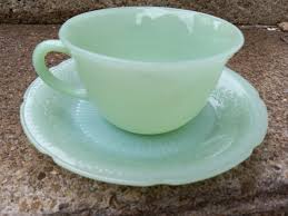 Vintage Oven Fire King Jadeite Alice Pattern Coffee Tea Cup ...