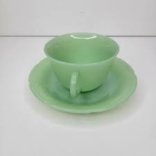 Vintage Fire King Anchor Hocking Alice Teacup Cup Saucer ...