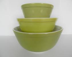 Pyrex Ombre Avocado Bowl Set, Pyrex Green Ombre Bowl Set ...