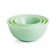 Mosser Glass Hand-Pressed Jadeite Mixing Bowl Set, Green Glass (Set of 3) - Walmart.com