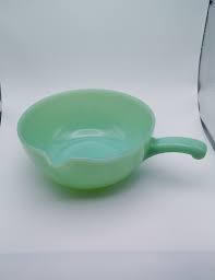 Jadeite Skillet Bowl, Sauce/gravy Boat, One Handle, One ...