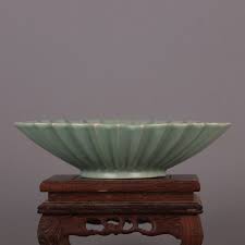 7.4" china old Antique Porcelain song dynasty ru Kiln cyan ...