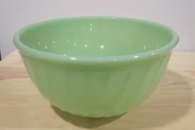 Vintage Fire King Jadite Swirl Medium Mixing Serving Dish ...