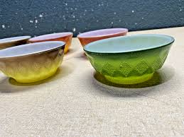 VINTAGE FIRE KING BOWLS SET OF 6 | eBay