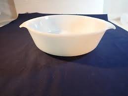 Vintage Anchor Hocking 1.5 Quart Round Casserole Dish Autumn ...