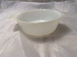 Anchor Hocking Fire King White Glass Vintage Small Two ...