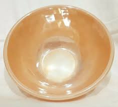 Fire King SWIRL PEACH LUSTRE Pattern 8" Mixing Bowl Made in ...