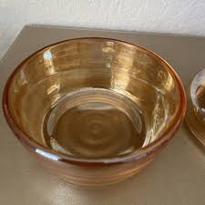 VTG 40's Jeanette Iridescent Carnival Glass POODLE Powder ...