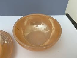 Vintage Fire King Peach LOT Saucer Plate Bowls Side Dish ...